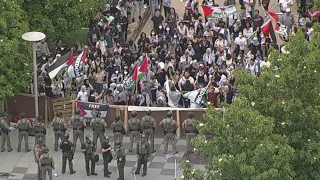 Police attempting to clear pro-Palestine encampment at UT-Dallas, arresting protesters