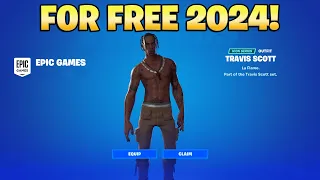 How To Get TRAVIS SCOTT Skin For FREE in Fortnite 2024! (easy method)