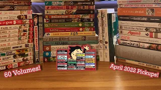 HUGE 60 VOLUME MANGA HAUL! - April 2022 Manga Pickups