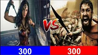 wonder woman Vs 300 spartans - Ultimate Epic Battle Simulator