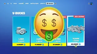 Spending 10,000 V-Bucks Gifting A Random Kid ANYTHING They Want in The NEW Fortnite item Shop Today