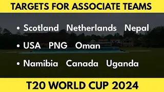 Minimum Targets For All Associate Teams In T20 World Cup 2024 | Daily Cricket