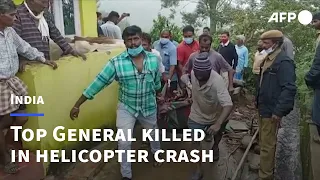 India defence chief among 13 dead in helicopter crash | AFP