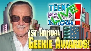 Richard Hatch, Stan Lee, Seth Green, Winner Twins, Yuri Lowenthal @1st Annual Geekie Awards