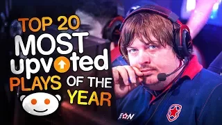 CS:GO -  TOP 20 MOST UPVOTED PLAYS OF THE YEAR 2017! (INSANE CLUTCHES, CRAZY VAC SHOTS)