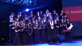 2017 graduation SBA Choir   You Never Walk Alone