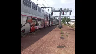 Arrivée d'une UM de Z2N IDFM / Z8800 Carmillon à Orly - ville.