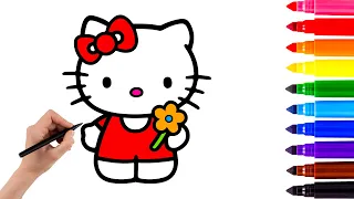 How To Draw Hello Kitty | Easy Draw Tutorial for Kids and Toddlers #18
