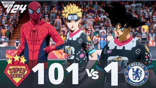 EA Sports FC 24 | What happen if Spider-Man Naruto Goku all Super Heroes 😲 | (CR7 is GOKU) ?