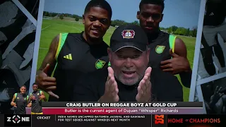 Craig Butler on Reggae Boyz at Gold Cup, he has coached Reggae Boyz Leon Bailey & Dujuan Richards