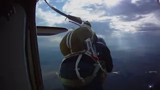 Прыжок с парашютом с самолета Ан-2.