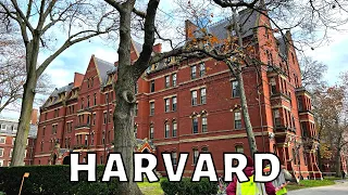 Walking Harvard University & Harvard Square in November 2022