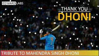 The Finisher finishes the Journey | Tribute to MS Dhoni | End of an Era | Edward Labs | PrimeMojo
