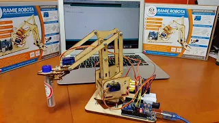 Ramię robota oparte o Arduino - Robot dla dziecka, zestaw do samodzielnego montażu