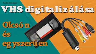 VHS kazetták archiválása. Többek között.