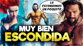 Aquaman 2 🔥 WARNER OCULTO a AMBER HEARD 😈 aunque APARECE en el TEASER pero está MUY OCULTA