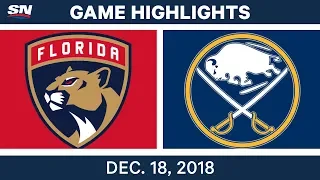 NHL Highlights | Panthers vs. Sabres - Dec 18, 2018