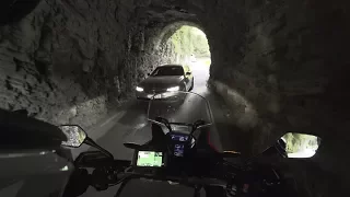 Brasa Schlucht am Gardasee Italien mit der Africa Twin