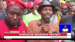 Nyamache residents in Kisii protest NG-CDF over poor state of bridge