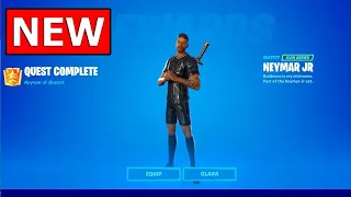 How to Unlock Neymar Jr Skin in Fortnite *EASY GUIDE* Complete Quests from Soccer Characters