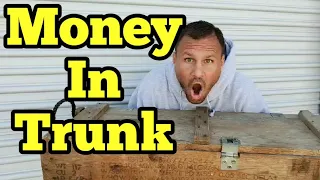 MONEY IN OLD TRUNK I Bought Abandoned Storage Unit Locker Opening Mystery Boxes Storage Wars Auction