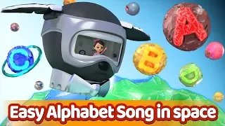 Easy Alphabet Song in space l ABC Song