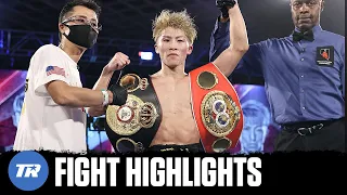 Naoya Inoue Retains WBA & IBF Belts with Highlight Reel KO over Jason Moloney | FIGHT HIGHLIGHTS