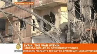 Syrian town in shambles