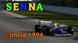 ARYTON SENNA @ Imola 1994 | Williams FW16 | Assetto Corsa Hotlap | Stiderik