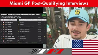 2024 Miami GP Post Qualifying Interviews