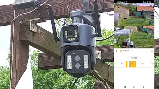 Anbiux F10S 8MP 10x zoom CCTV camera with three lenses