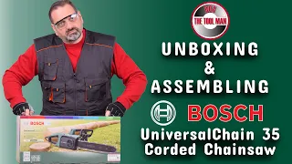 Unboxing BOSCH UniversalChain 35 Chainsaw - Bob The Tool Man