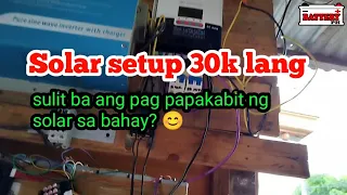 solar setup worth 30k. sulit ba? @BATTERYPH