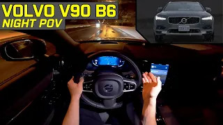 2022 VOLVO V90 CROSS COUNTRY B6 - Night POV Test Drive / LED Headlight Test