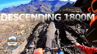 DESCENDING 1800M - KING STONE ROAD - LA GRAVE / LA MEIJE