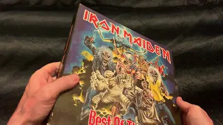 IRON MAIDEN The Best Of The Beast 4LP VINYL UNBOXING