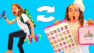 TRICK THE OTHER PERSON SCHOOL SUPPLIES SWITCH UP 2 Challenge w/ The Norris Nuts