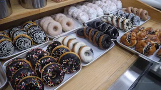 오픈 6개월 만에 매일 완판되는 도넛집!?아메리칸 스타일 도넛 장인이 만드는 동네 숨은 도넛 맛집!(feat,꽈배기)/donuts,pretzels/Korean street food