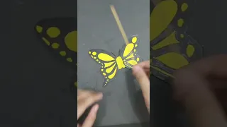 make flying butterfly 🦋 with paper