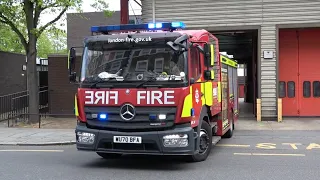 **STANDBY** London Fire Brigade G351 (Fulham) turning out to an emergency from North Kensington