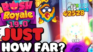 DAY 1! CAN THIS DECK BEAT FLOOR 13, NO SUPPORT!! - RUSH ROYALE