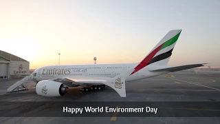 How to wash an A380 without water | World Environment Day | Emirates Airline