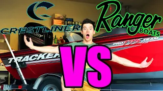CRESTLINER VS RANGER BOATS! Top 3 Differences! Watch Before Buying!
