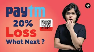 Paytm 20% Loss, What's Next? | CA Rachana Ranade