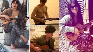 Shawn mendes and camila cabello New ~Same cardigan and same guitar insta story #shawmila ❤️