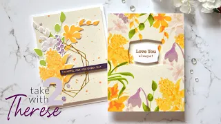 Simple Floral Cards - 2 Ways | Take 2 with Therese