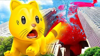 GIANT WATER BALLOON DESTROYS A CITY!?