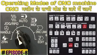 Operating mode of CNC machine | CNC modes AUTO, JOG, EDIT, MDI,REFERANCE, HANDLE  Mode की जानकारी