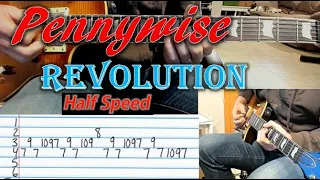 How To Play "Revolution" by Pennywise - Guitar Lesson (with guitar tab!)