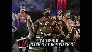 Farooq vs Crush. Ahmed Johnson Returns with new Nation of Domination Attire! 1997 (WWF)